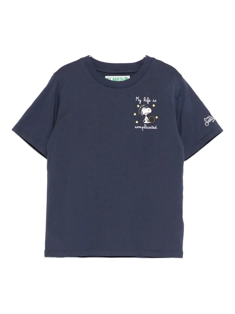 MC2 Saint Barth Kids x Peanuts & trade; Cameron T-shirt - ブルー MC2 Saint Barth Kids x Peanuts & trade; Cameron T-shirt - ブルー