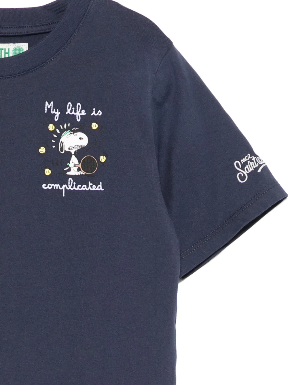 MC2 Saint Barth Kids x Peanuts™ Cameron T-shirt Blauw