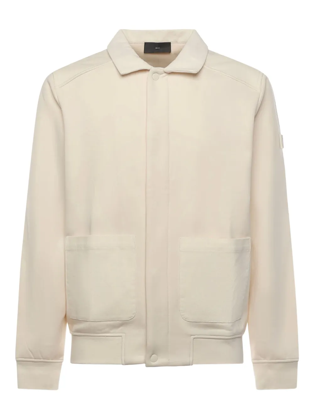 LIU JO collared buttoned sweatshirt | neutro | Image 1
