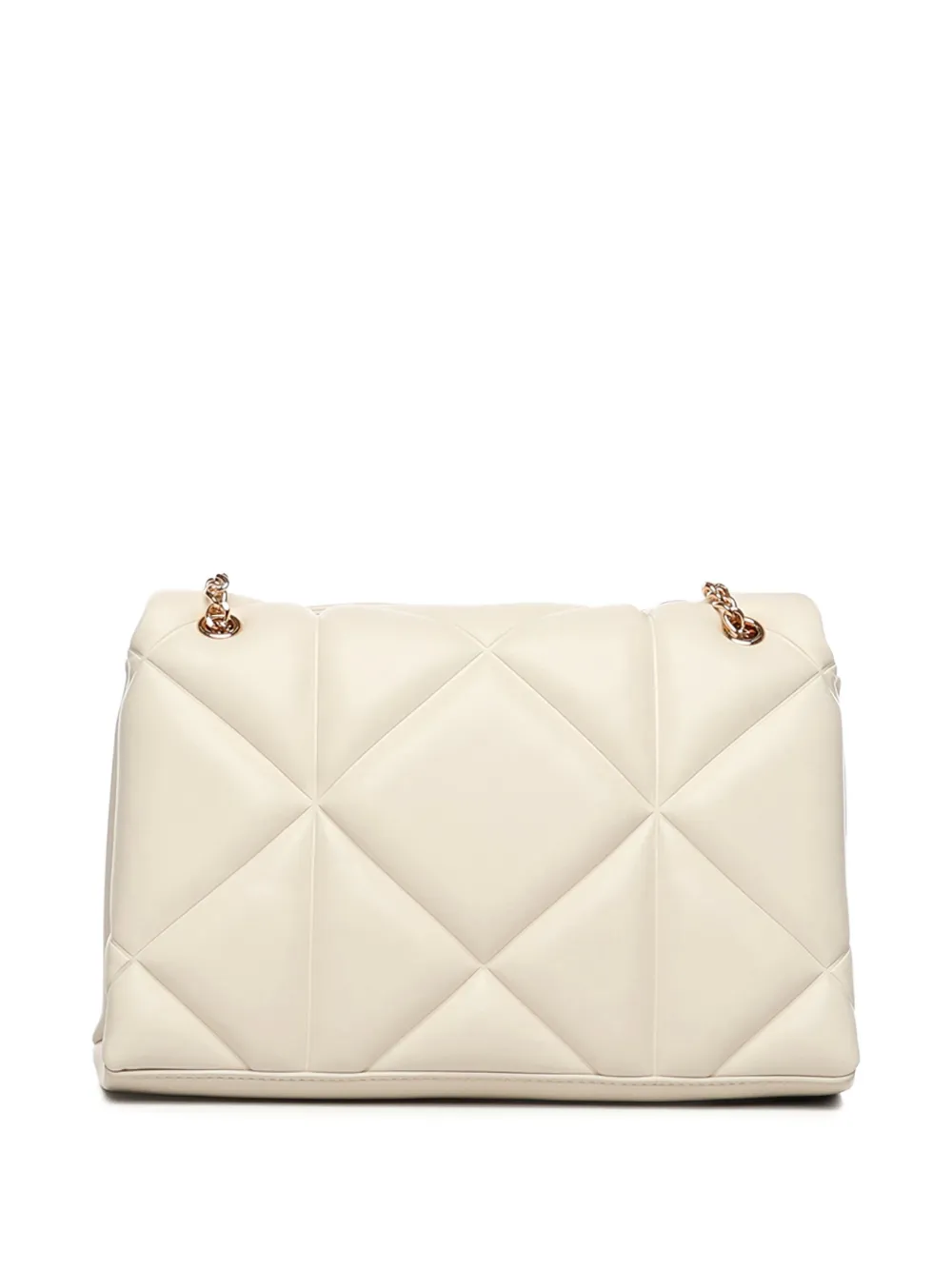 Love Moschino quilted logo shoulder bag - Beige