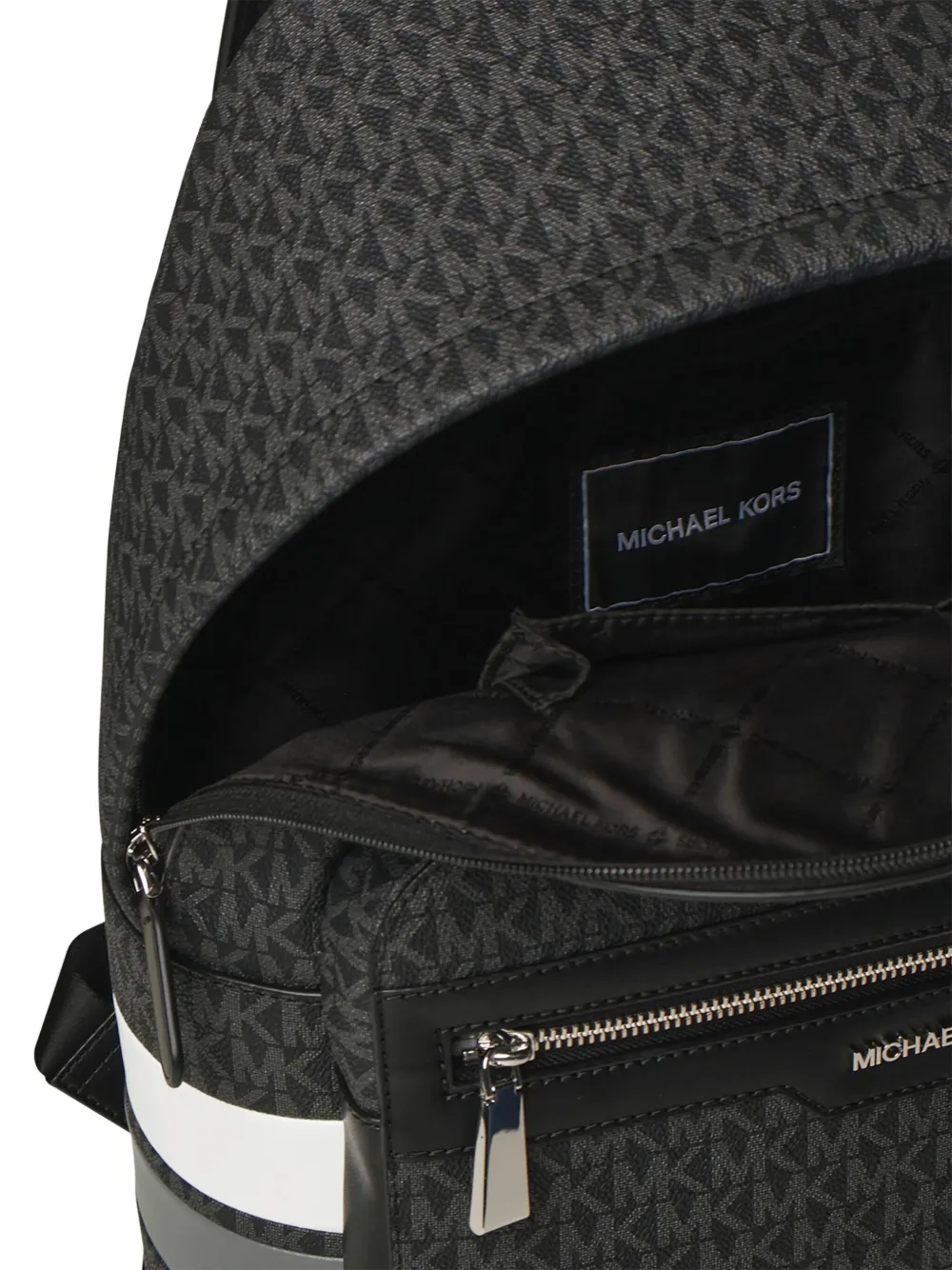 Michael Kors Rugzak met monogram-patroon Zwart