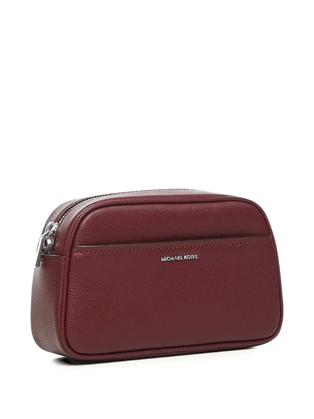 Michael Michael Kors Jet Set Small Leather Crossbody Bag In Red