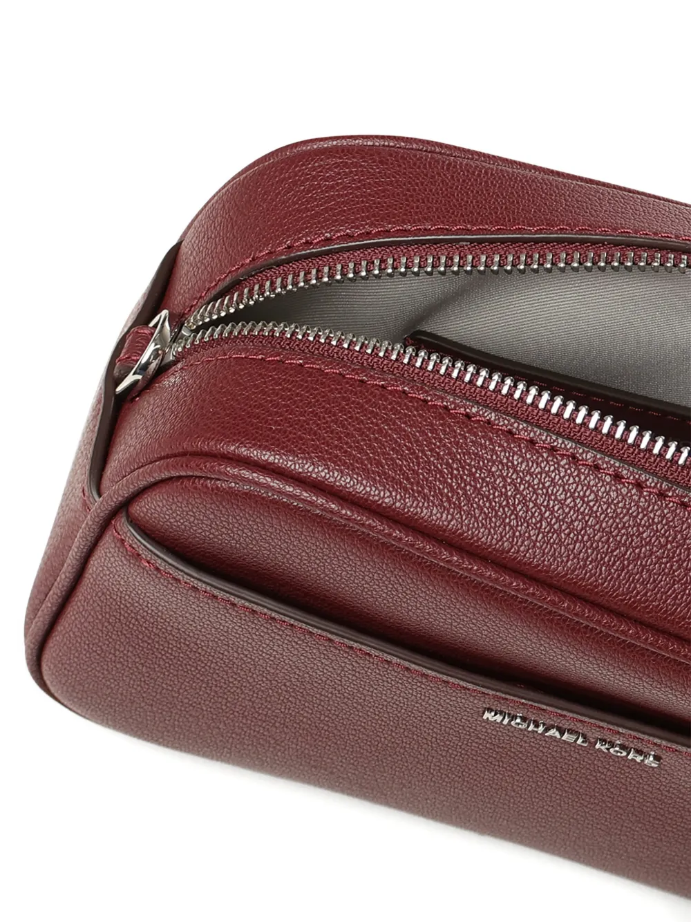 Michael Michael Kors Jet Set Small Leather Crossbody Bag In Red