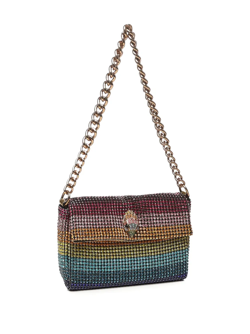 Kurt Geiger London Schoudertas verfraaid met kristallen Blauw