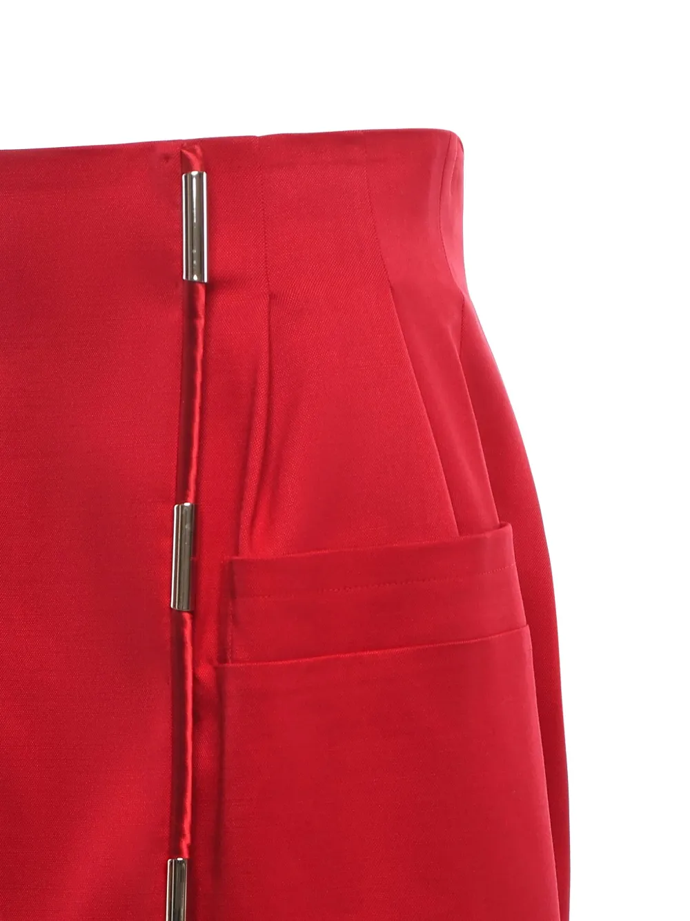 Genny Mini-rok met zak Rood