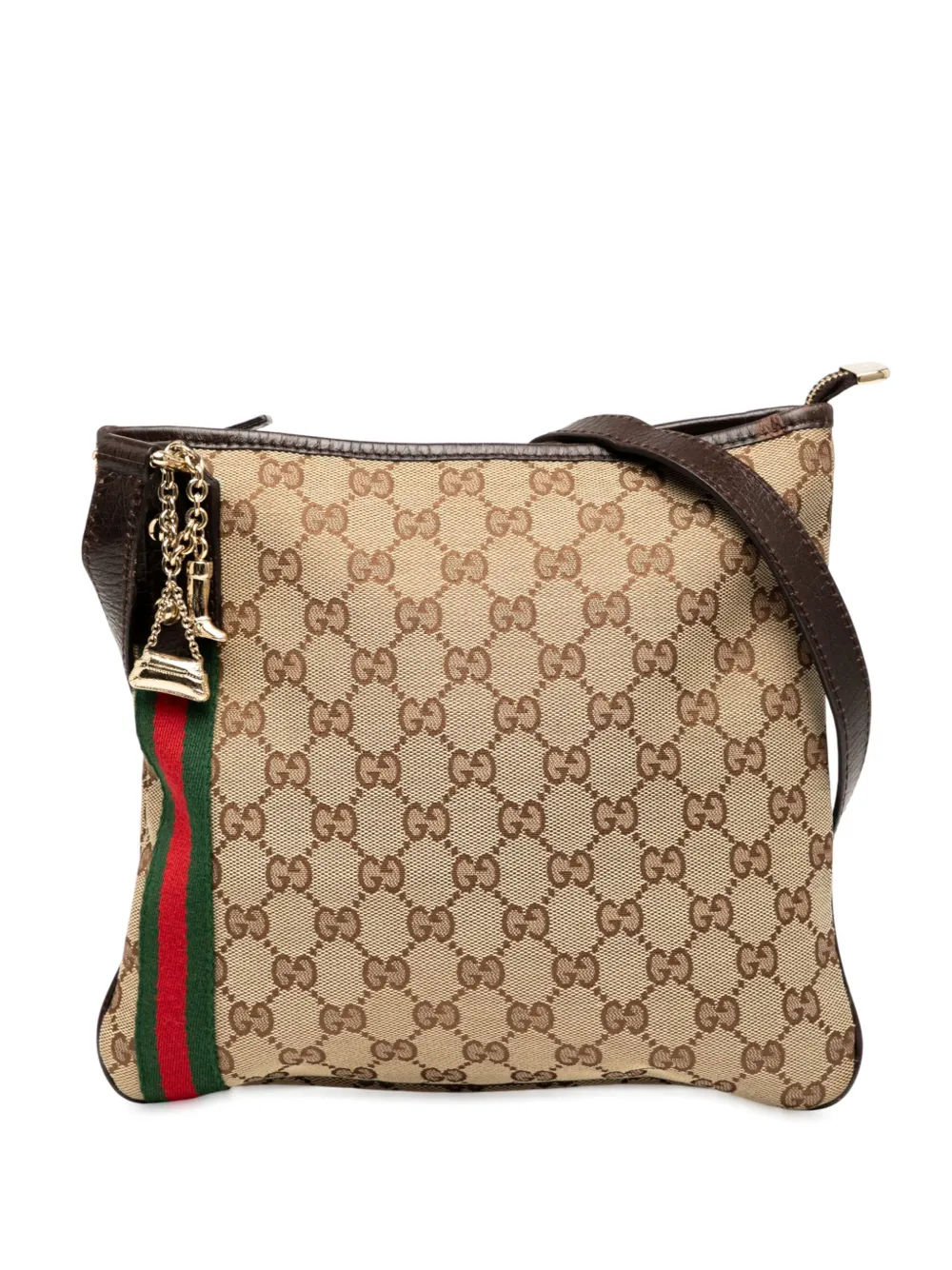 Gucci Pre-Owned 2000-2015 GG Canvas Jolicoeur crossbody bag - Brown