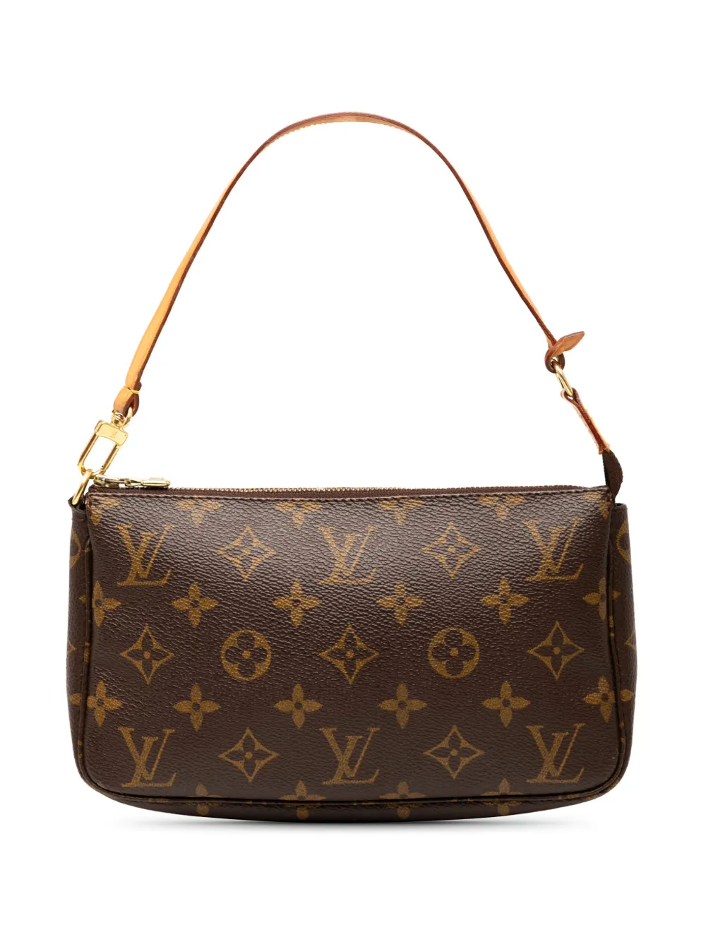 Louis Vuitton Pre-Owned 2002 モノグラム ポシェット アクセソワール ショルダーバッグ - ブラウン Louis Vuitton Pre-Owned 2002 モノグラム ポシェット アクセソワール ショルダーバッグ - ブラウン