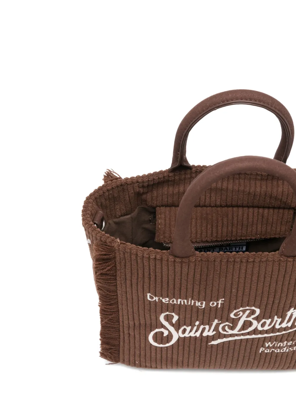 Mc2 Saint Barth Mini Vanity Tote Bag In Brown