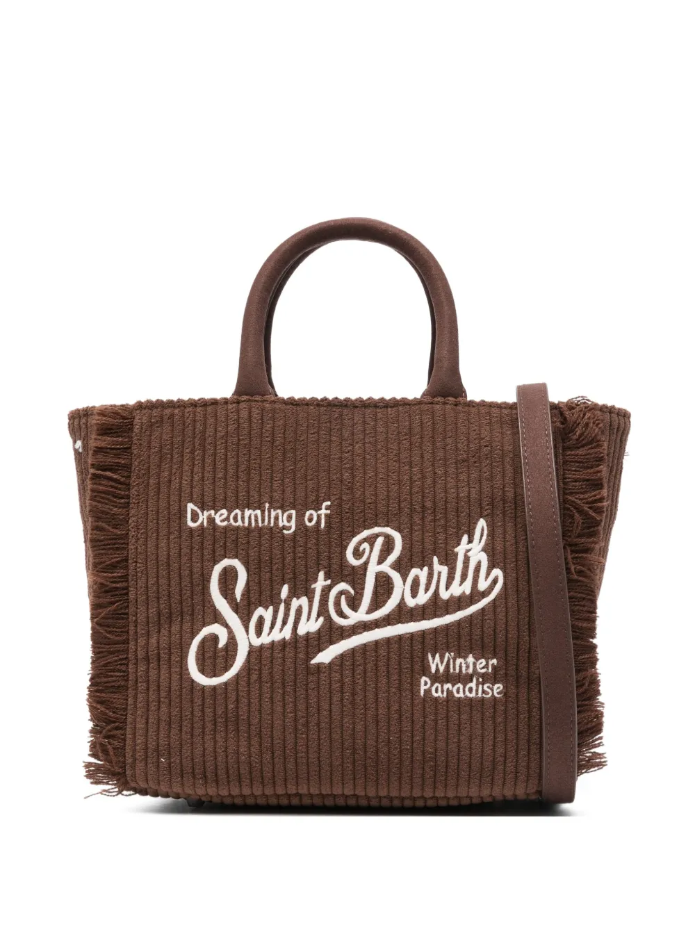 Mc2 Saint Barth Mini Vanity Tote Bag In Brown