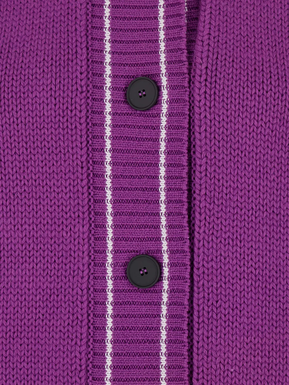 Tela Button-fastening Long-sleeve Cardigan In Pink