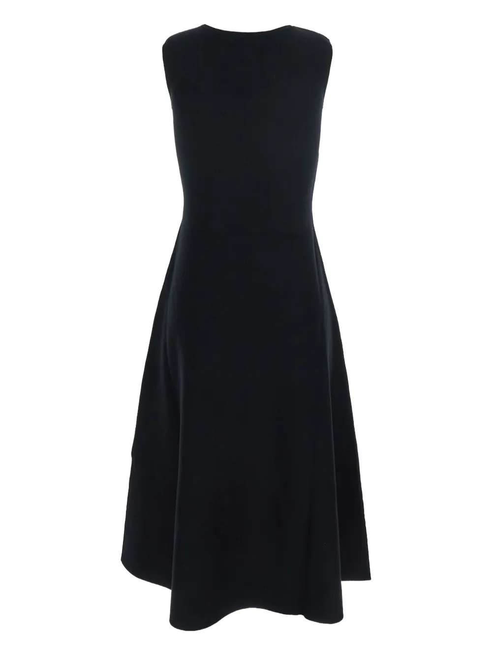  Max Mara Furetto Sleeveless Midi Dress - Black 