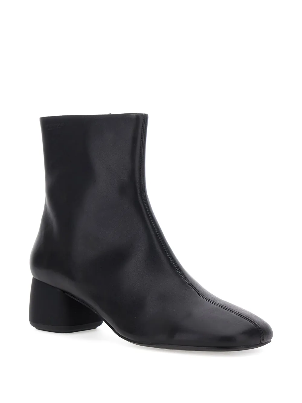 Vagabond 50mm Round-toe Block-heel Ankle Boots In Animal Print