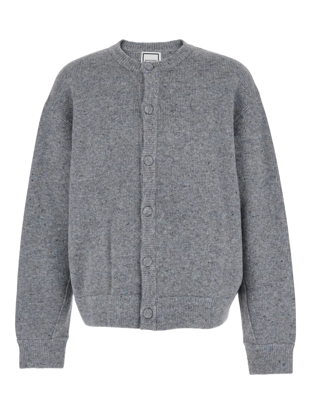 Wooyoungmi crew-neck buttoned cardigan | Grey | Image 1