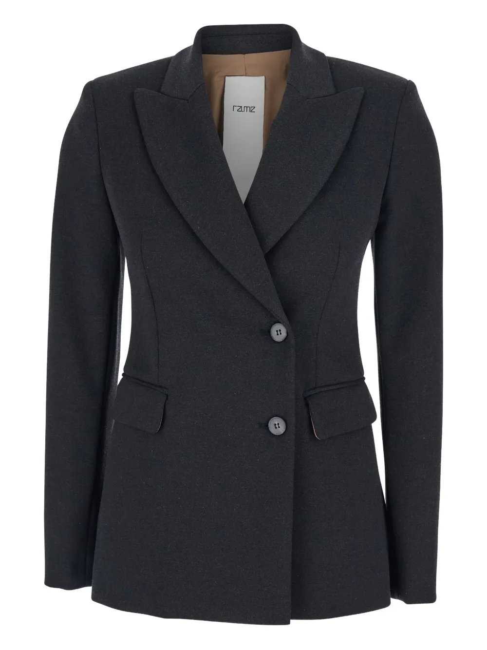 RAME blazer con solapas de pico y doble botonadura | gris | Image 1