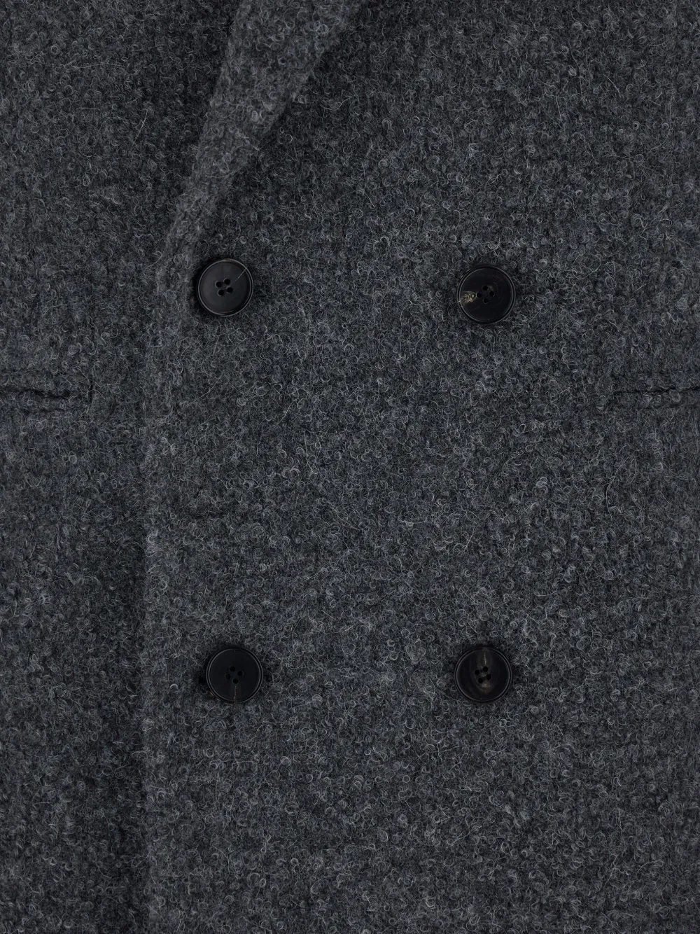  Tonywack Double-breasted Wool-blend Coat - Grey 