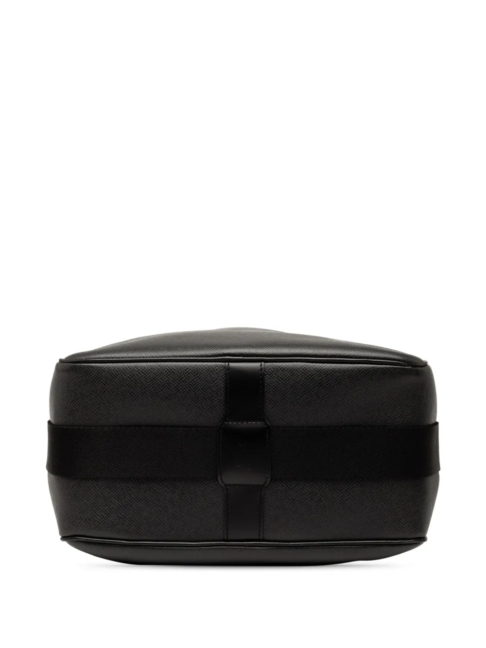 Pre-owned Louis Vuitton 2001 Taiga Reporter Pm Crossbody Bag In Black