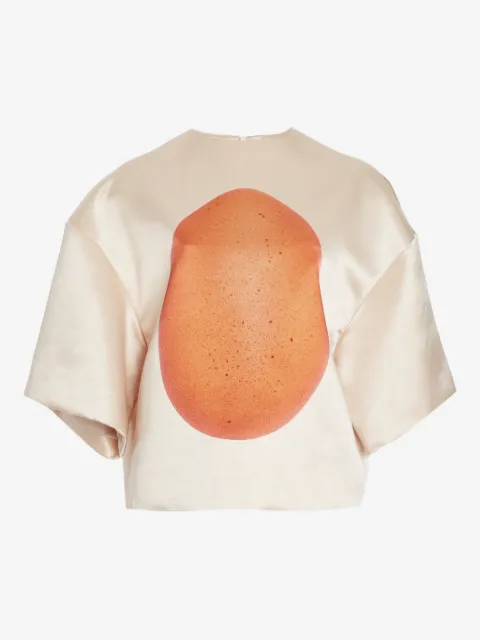 A.W.A.K.E. Mode egg-print  blouse