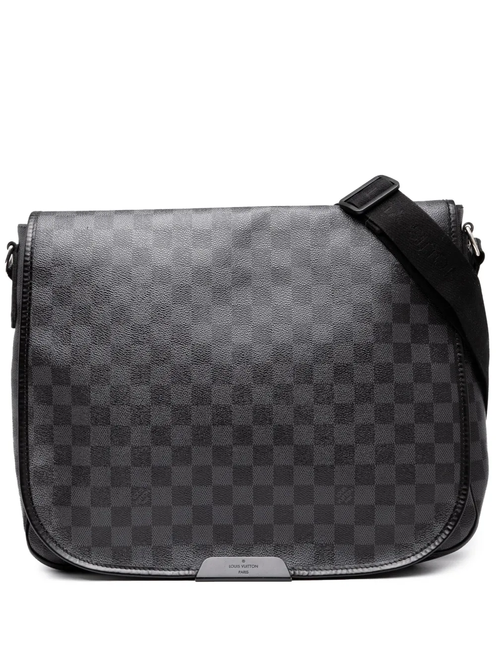 Louis Vuitton Pre-Owned 2009 ダミエ グラフィット ダニエル MM ショルダーバッグ - ブラック Louis Vuitton Pre-Owned 2009 ダミエ グラフィット ダニエル MM ショルダーバッグ - ブラック