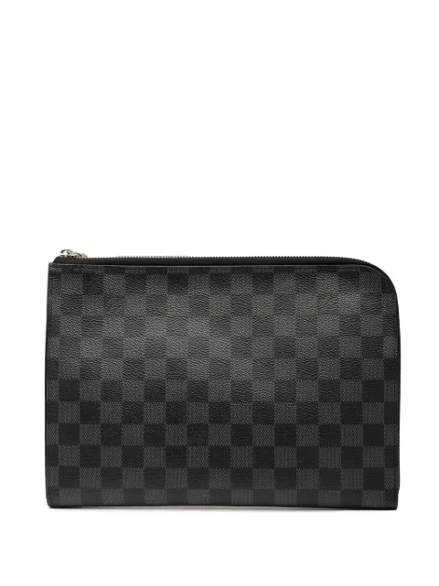 Louis Vuitton Pre-Owned 2018 Damier Graphite Pochette Jour MM clutch bag