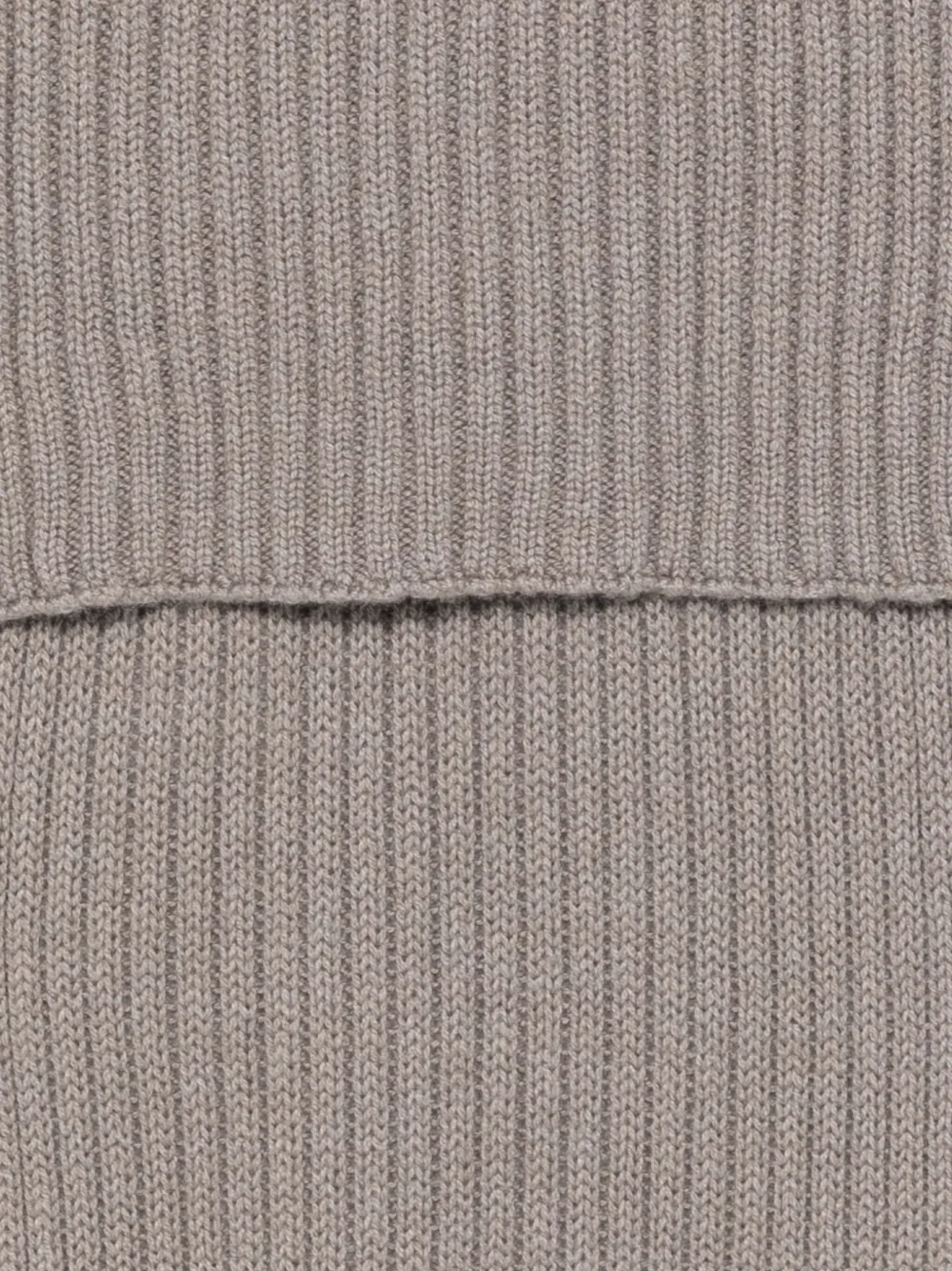 Dell'oglio Geribbelde sjaal Beige