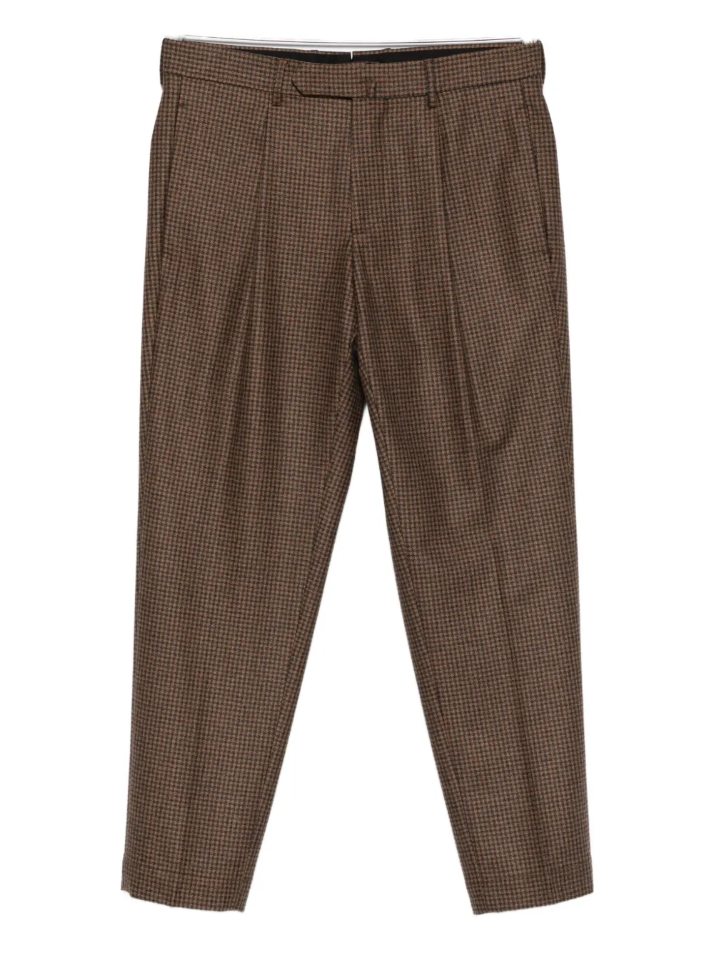 Dell'oglio checked trousers | Brown | Image 1
