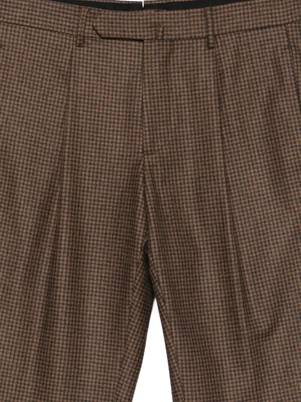 Dell'oglio Geruite broek Bruin