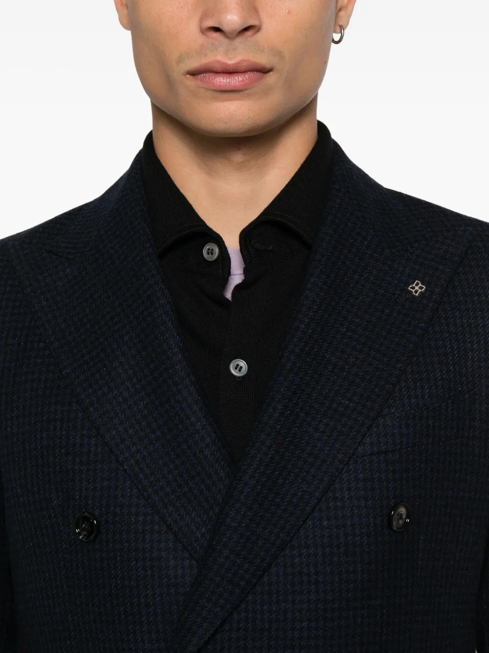 Tagliatore Blazer met dubbele rij knopen Blauw