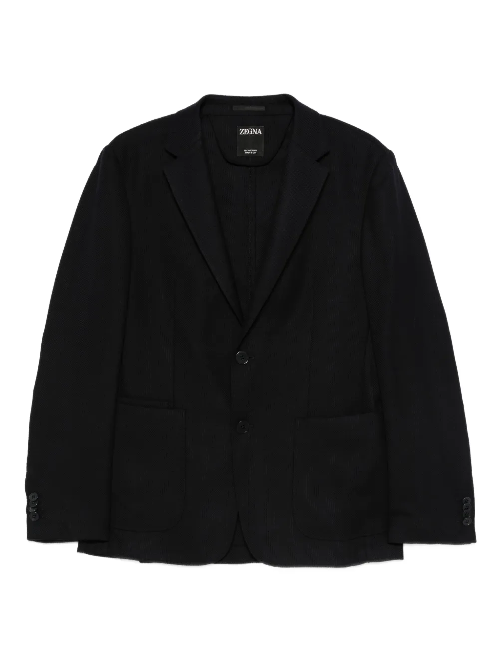 Zegna blazer à simple boutonnage | noir | Image 1