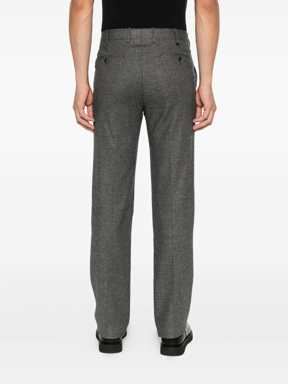 PT Torino Broek met textuur Grijs