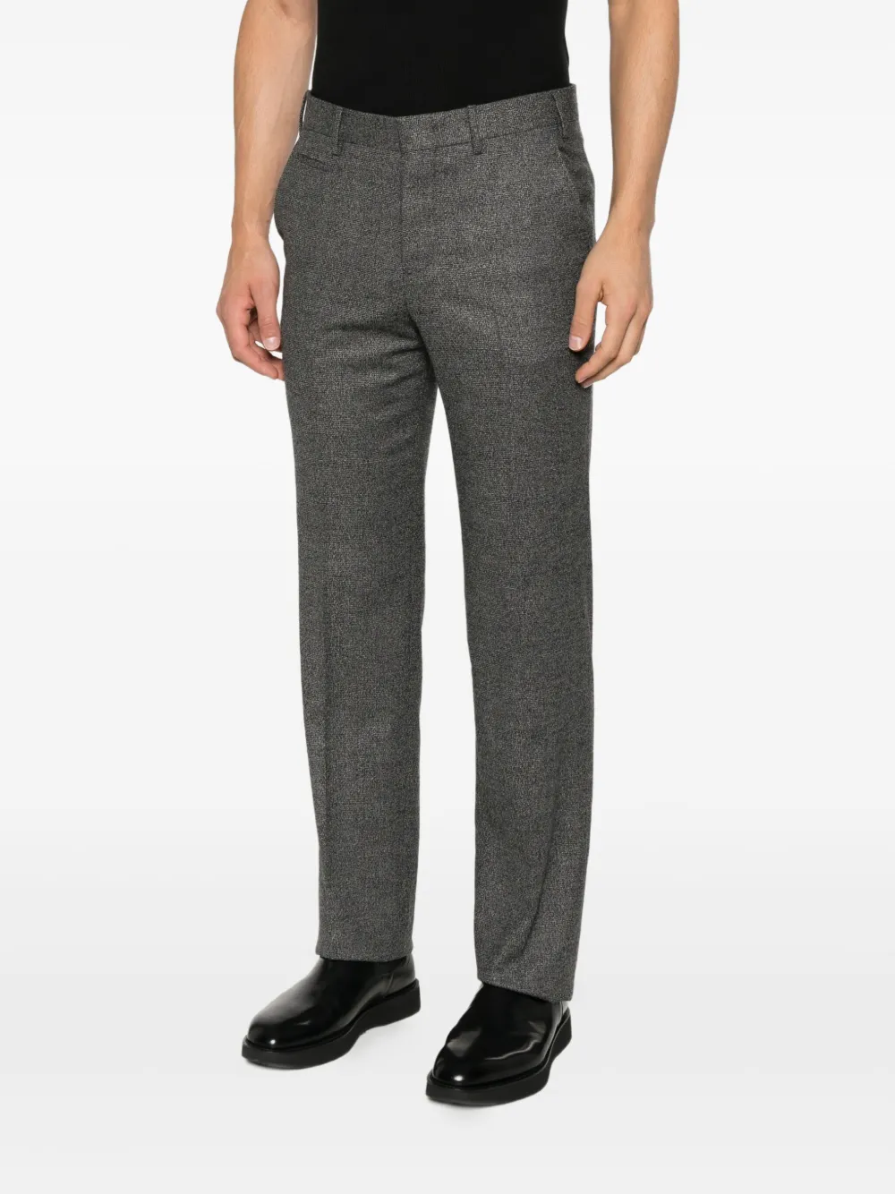 PT Torino Broek met textuur Grijs