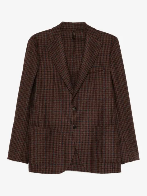 Dell'oglio blazer con botones y cuadros estampados