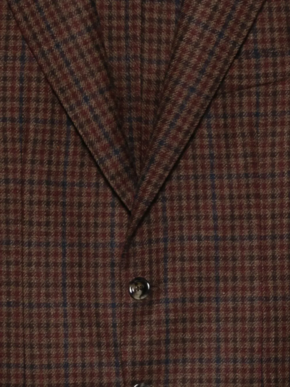 Dell'oglio Blazer met enkele rij knopen Bruin