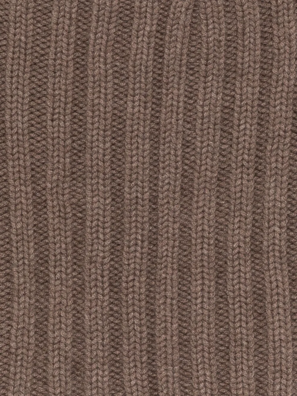 Dell'oglio ribbed cashmere scarf - Bruin
