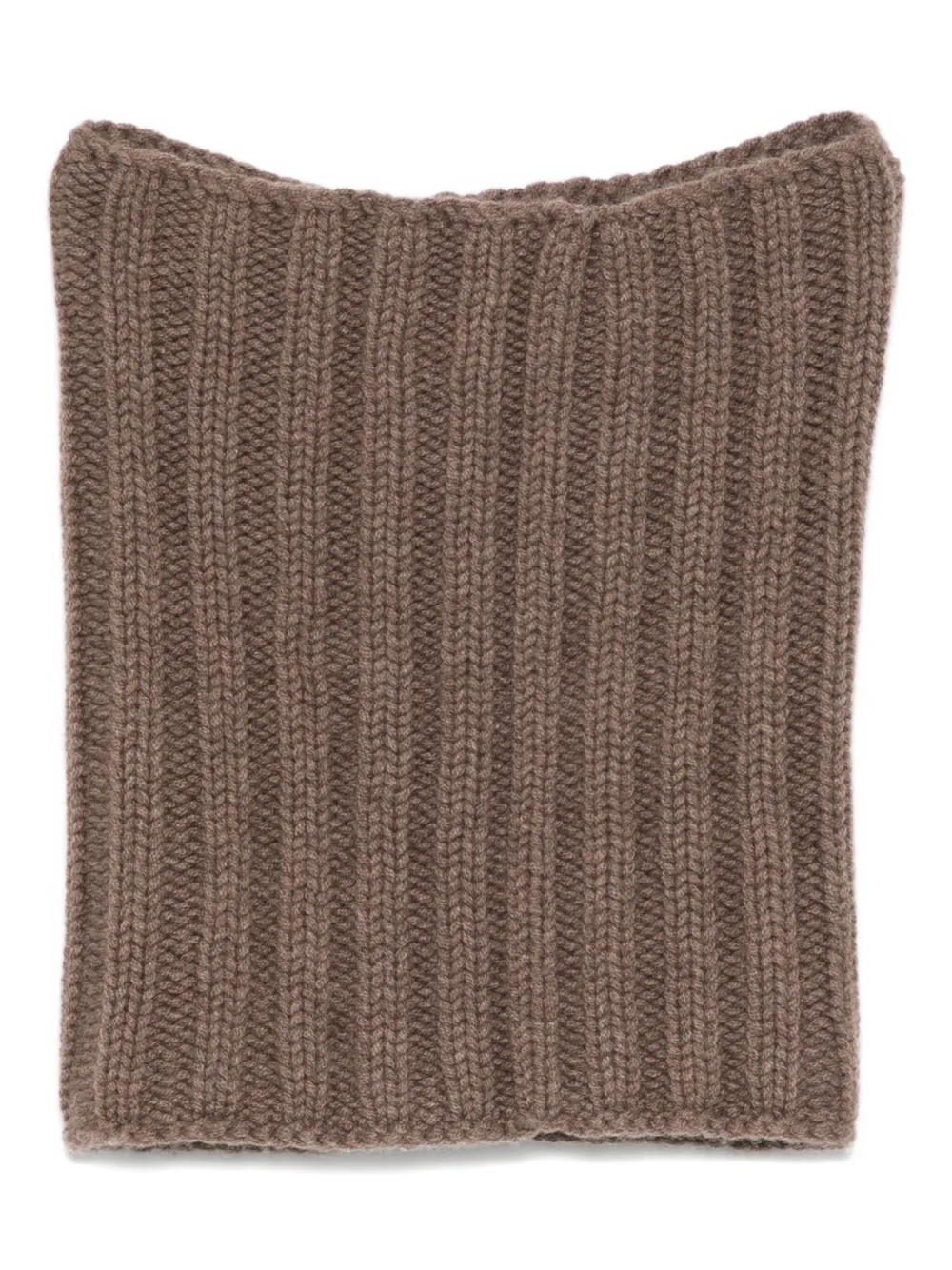 Dell'oglio ribbed cashmere scarf | Brown | Image 1