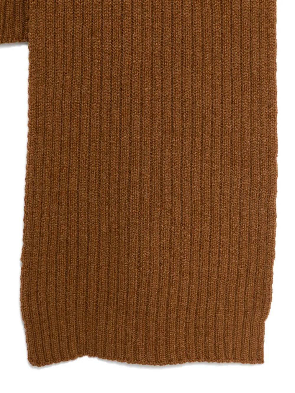 Dell'oglio Geribbelde sjaal Bruin