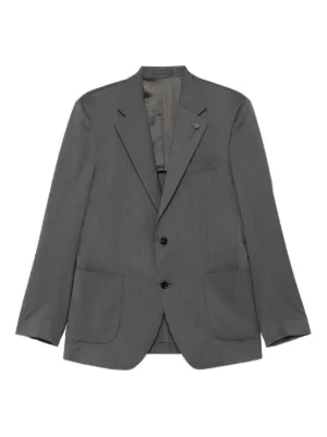 Comme Des Garçons Homme Deux ストライプ パッチワーク ジャケット