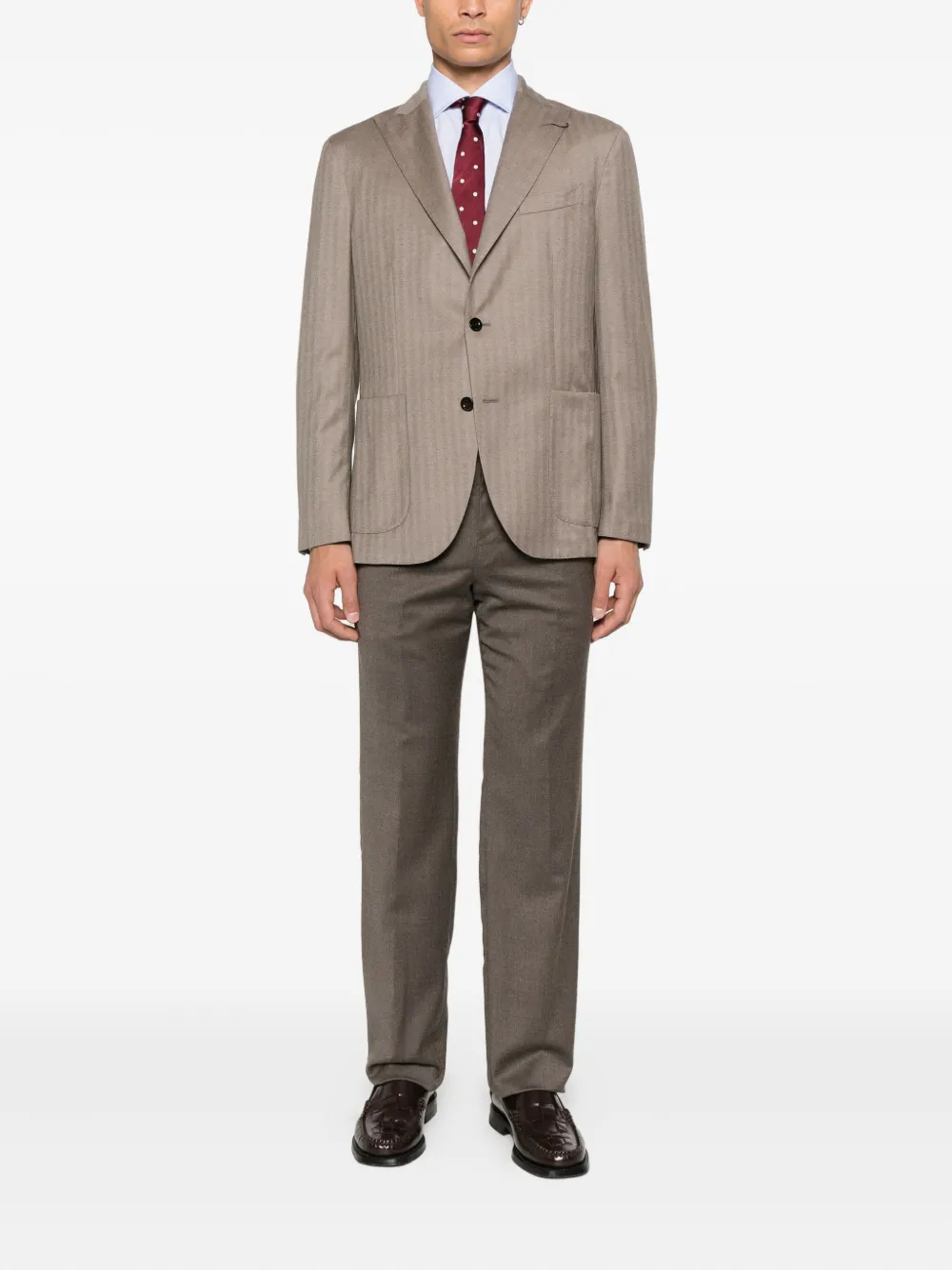 PT Torino belt-loopes trousers - Bruin