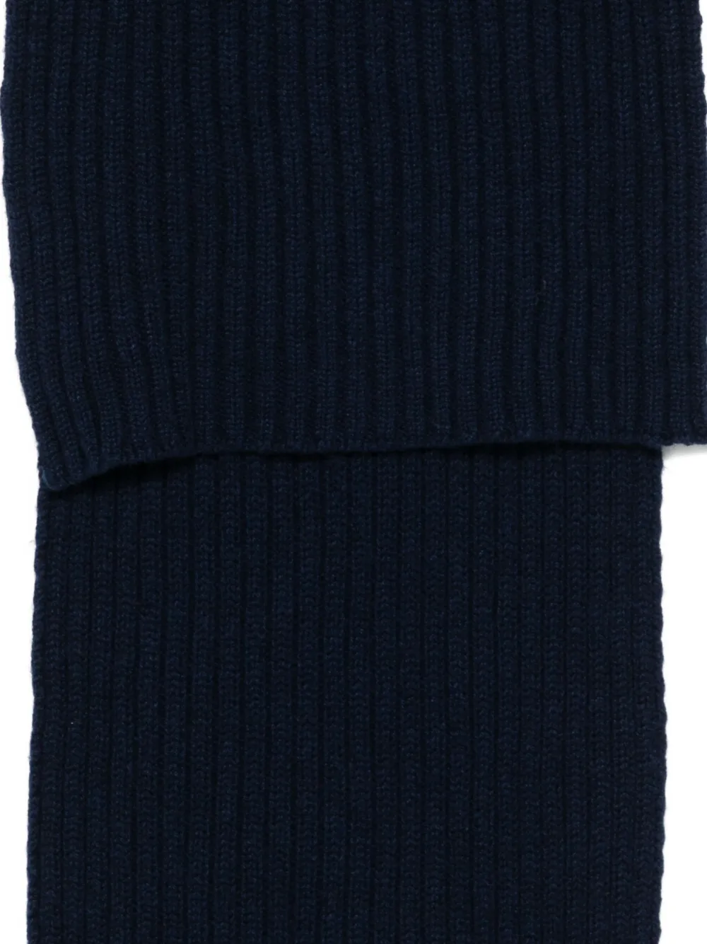 Dell'oglio Geribbelde sjaal Blauw