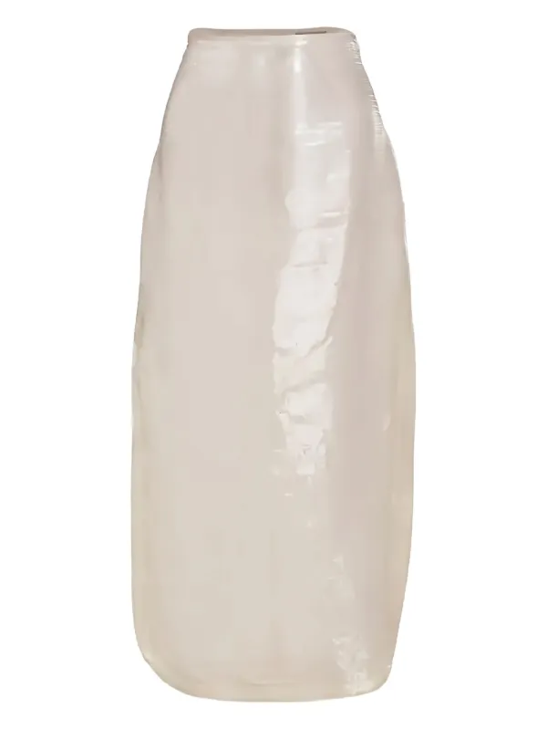 A.W.A.K.E. Mode Sequined Slit Skirt in Neutrals