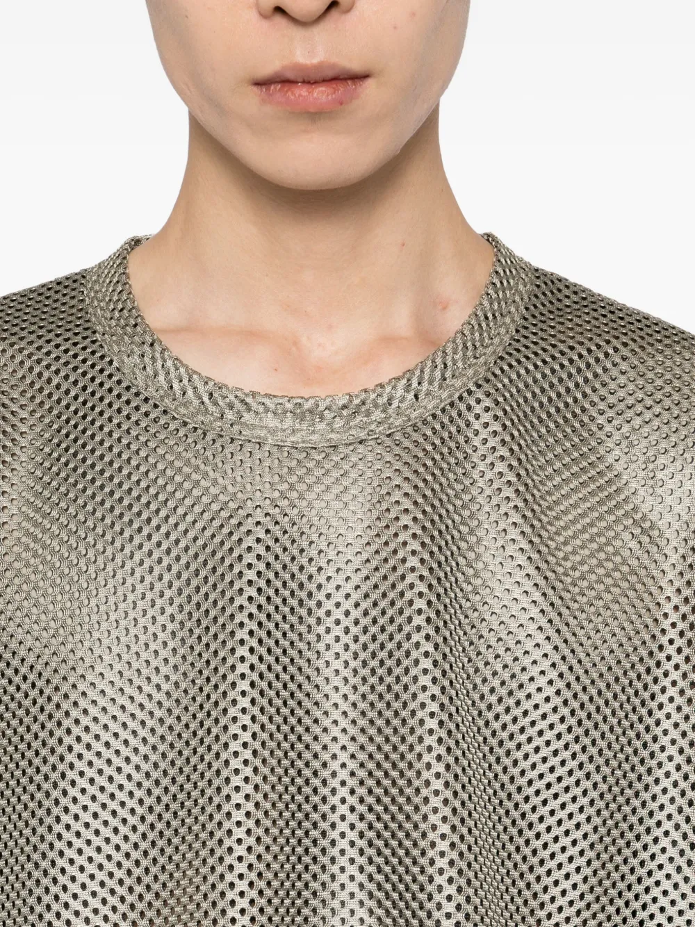 Comme des Garçons Homme Plus Gelaagd T-shirt Groen