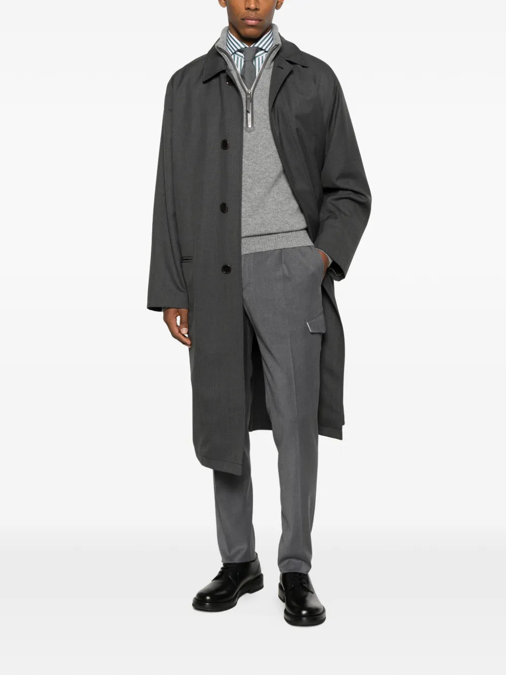 Tagliatore Broek met klepzakken - Grijs