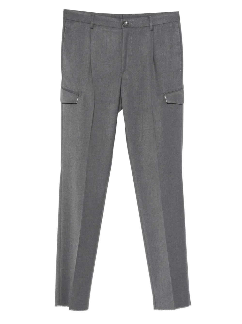Tagliatore flap-pockets trousers | Grey | Image 1