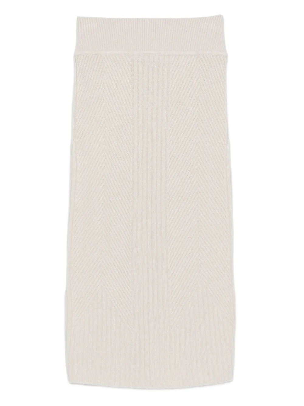 Lorena Antoniazzi ribbed midi skirt | Neutrals | Image 1