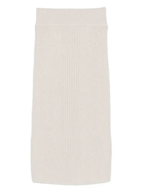Lorena Antoniazzi ribbed midi skirt