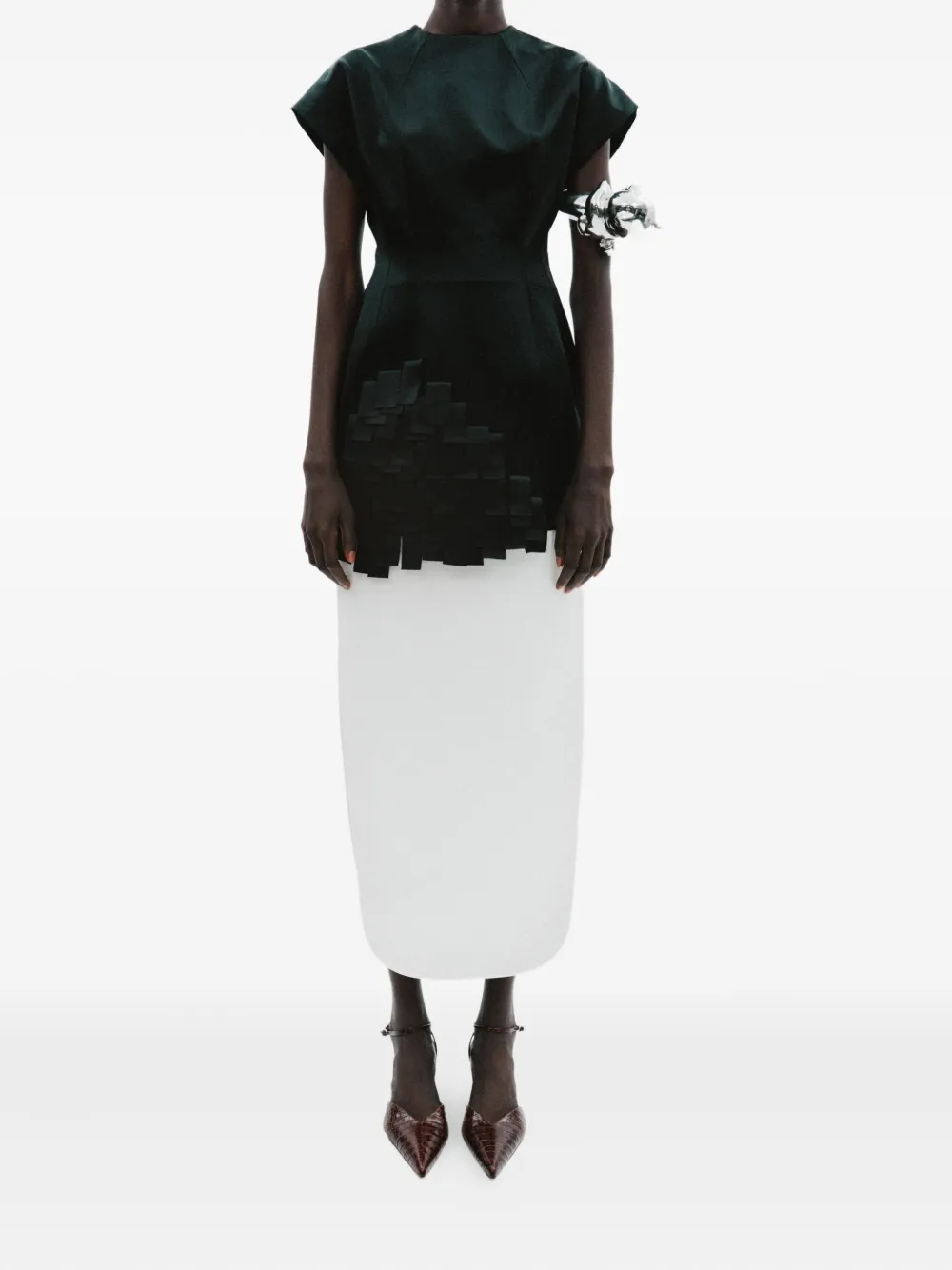 A.W.A.K.E. Mode 50 mm Dina Coco pumps met enkelbandje Bruin