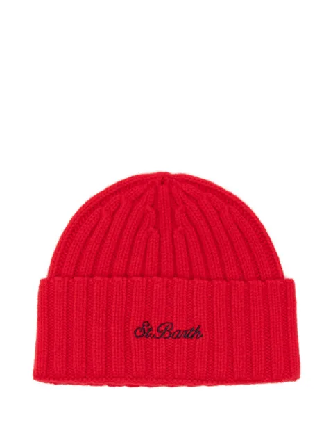 MC2 Saint Barth Kids Wengen Jr ribbed beanie hat