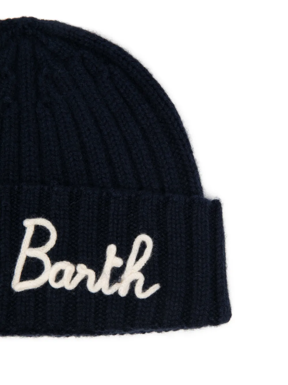 MC2 Saint Barth Kids Wengen Jr geribbelde muts Blauw