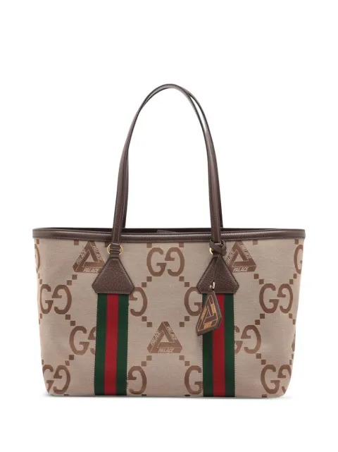 Gucci Pre-Owned 2016-2025 Palace Medium Jumbo GG Canvas Web tote bag