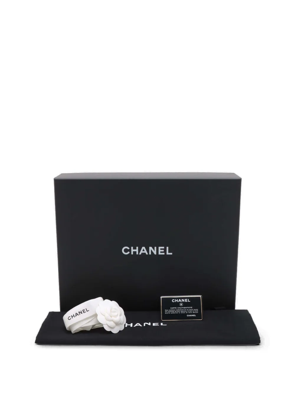 CHANEL Pre-Owned 2019 Jumbo Stripe Jersey Felt and Rope Flap satchel | Pre-Owned | Image 2