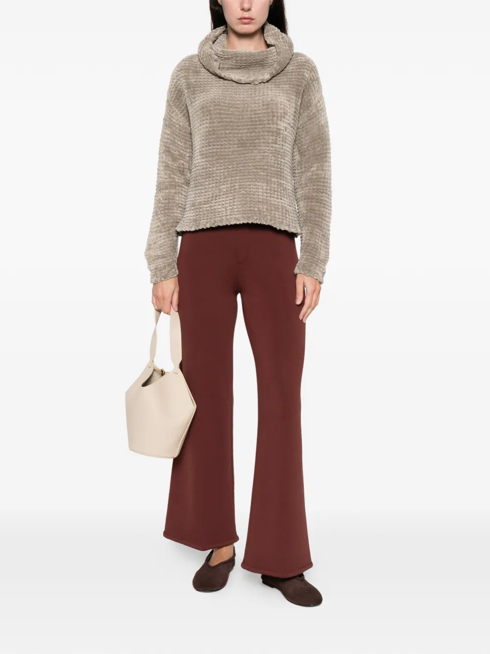 Roberto Ricci Designs Textured Roll-neck Sweater In Neutral